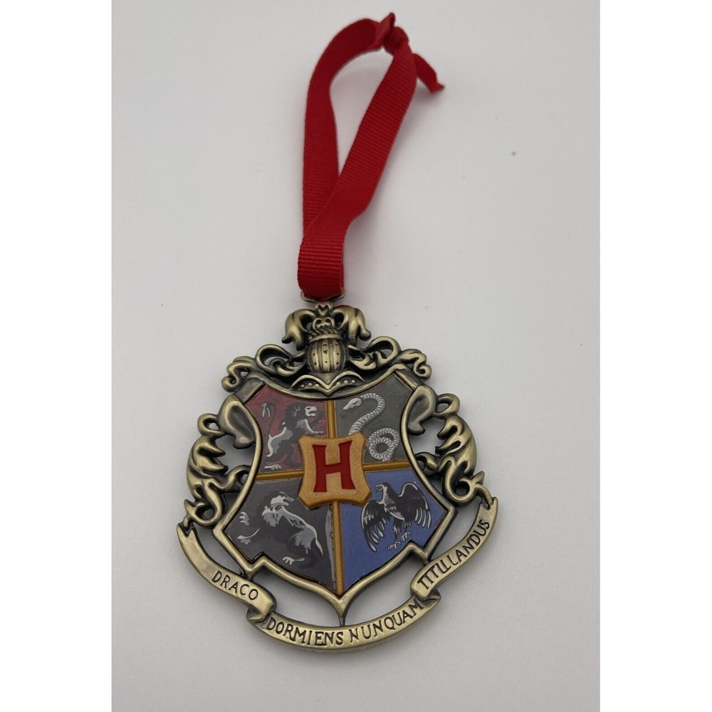 Harry Potter Crest‎ Draco Noble Collection S14 Christmas Tree Ornament